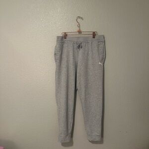 Puma Light Gray Sweatpants Women’s Size Large